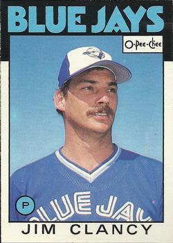 1986 O-Pee-Chee Baseball Cards 213     Jim Clancy